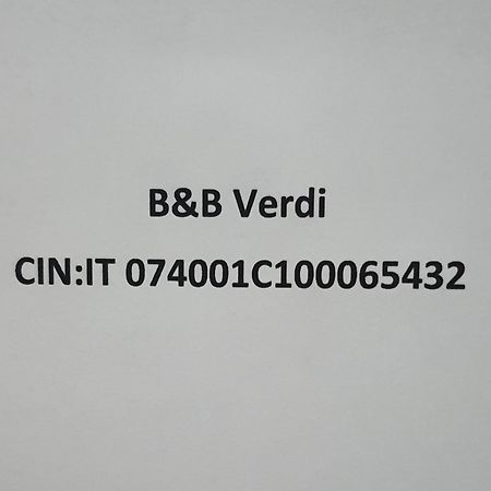 B&B Verdi Brindisi Exteriör bild